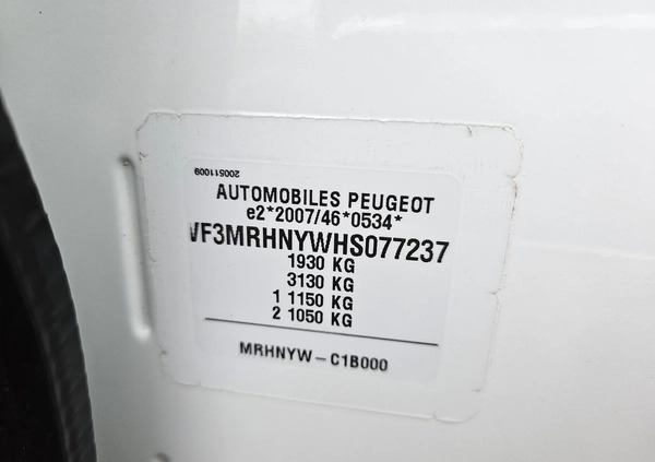 Peugeot 3008 cena 66700 przebieg: 153410, rok produkcji 2017 z Łaziska Górne małe 781